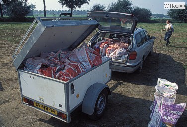 De oogst van een week hard werken, of hoe krijg ik mijn handel thuis?