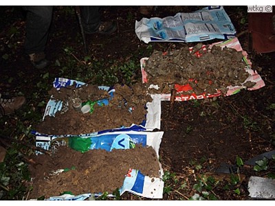 Alles uit één boorgat van ongeveer 4 meter.