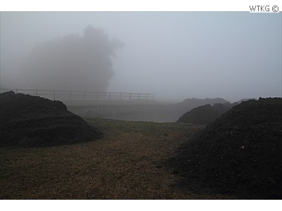 Maagdelijke hopen sediment liggen te wachten.